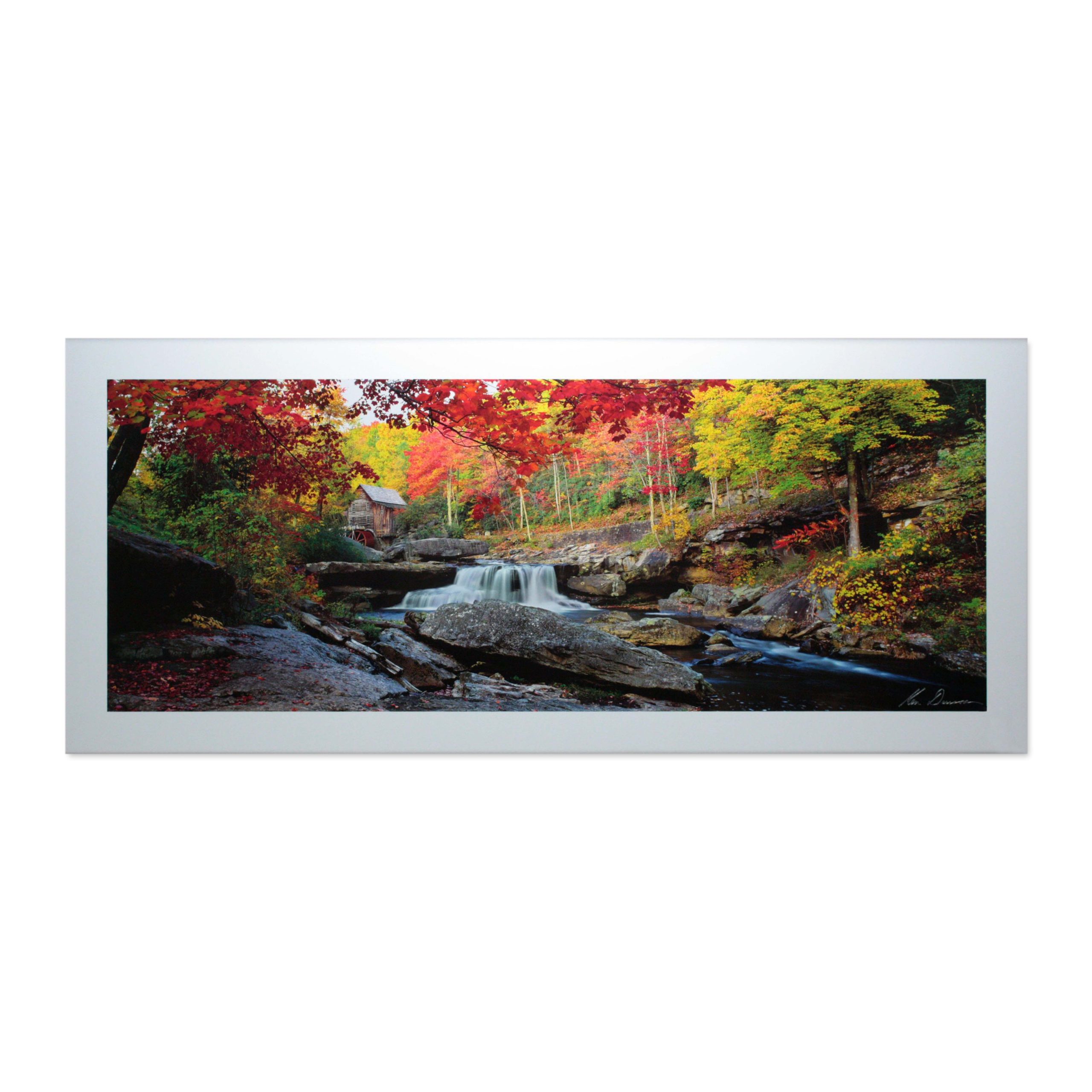 Ken Duncan Glade Creek Grist Mill Signed Panoramic Signature Series Unframed